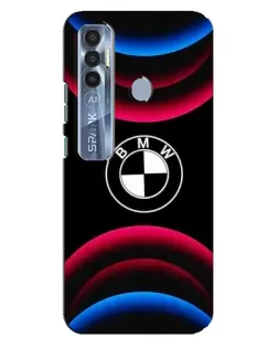 Чохол для TECNO Spark 7 Pro з картинкою «Логотип BMW та неонові дуги» Чохол для TECNO Spark 7 Pro з картинкою «Логотип BMW та неонові дуги»