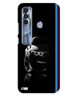 Чохол для TECNO Spark 7 Pro з картинкою «Силует BMW в темряві» Чохол для TECNO Spark 7 Pro з картинкою «Силует BMW в темряві»