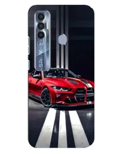 Чохол для TECNO Spark 7 Pro з картинкою «Червона BMW на дорозі» Чохол для TECNO Spark 7 Pro з картинкою «Червона BMW на дорозі»