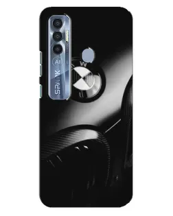 Чохол для TECNO Spark 7 Pro з картинкою «Емблема BMW — макро» Чохол для TECNO Spark 7 Pro з картинкою «Емблема BMW — макро»