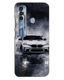 Чохол для TECNO Spark 7 Pro з картинкою «BMW крізь туман» Чохол для TECNO Spark 7 Pro з картинкою «BMW крізь туман»