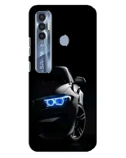 Чохол для TECNO Spark 7 Pro з картинкою «BMW — нічний погляд» Чохол для TECNO Spark 7 Pro з картинкою «BMW — нічний погляд»