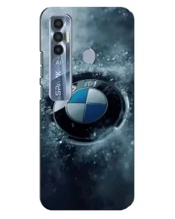 Чохол для TECNO Spark 7 Pro з картинкою «Логотип BMW — лід» Чохол для TECNO Spark 7 Pro з картинкою «Логотип BMW — лід»