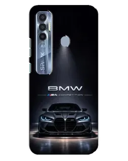 Чохол для TECNO Spark 7 Pro з картинкою «BMW крізь нічне місто» Чохол для TECNO Spark 7 Pro з картинкою «BMW крізь нічне місто»
