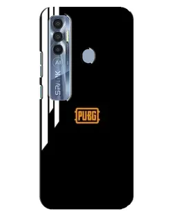 Чехол для TECNO Spark 7 Pro с картинкой «PUBG — вертикальные линии» Чехол для TECNO Spark 7 Pro с картинкой «PUBG — вертикальные линии»