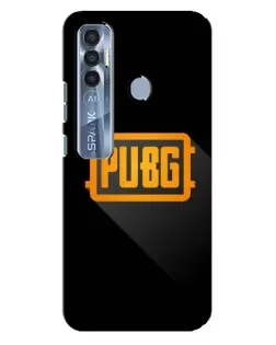 Чехол для TECNO Spark 7 Pro с картинкой «PUBG — рамка лого» Чехол для TECNO Spark 7 Pro с картинкой «PUBG — рамка лого»