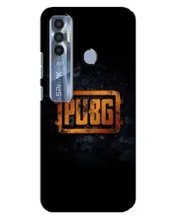 Чехол для TECNO Spark 7 Pro с картинкой «PUBG — золотой логотип» Чехол для TECNO Spark 7 Pro с картинкой «PUBG — золотой логотип»