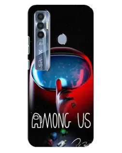 Чохол для TECNO Spark 7 Pro з картинкою «Червоний імпостер — макро» Чохол для TECNO Spark 7 Pro з картинкою «Червоний імпостер — макро»