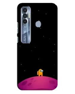 Чохол для TECNO Spark 7 Pro з картинкою «Самотній герой на планеті» Чохол для TECNO Spark 7 Pro з картинкою «Самотній герой на планеті»