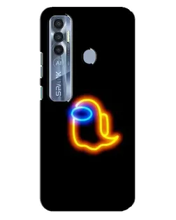 Чохол для TECNO Spark 7 Pro з картинкою «Among Us неонове сяйво» Чохол для TECNO Spark 7 Pro з картинкою «Among Us неонове сяйво»