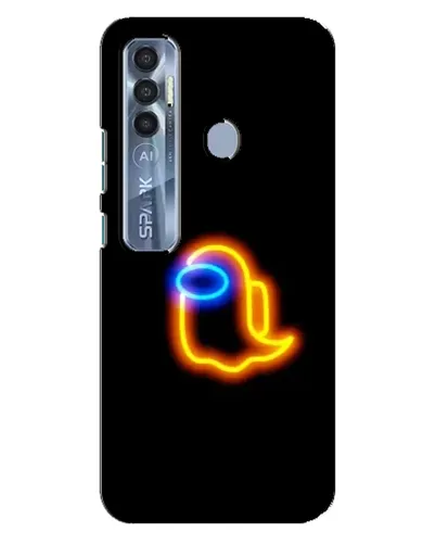Чехол для TECNO Spark 7 Pro с картинкой «Among Us неоновое сияние» Чехол для TECNO Spark 7 Pro с картинкой «Among Us неоновое сияние»