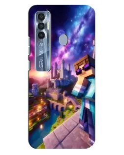Чохол для TECNO Spark 7 Pro з картинкою «Стів та космос» Чохол для TECNO Spark 7 Pro з картинкою «Стів та космос»