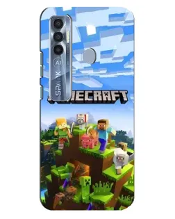 Чехол для TECNO Spark 7 Pro с картинкой «Minecraft классический мир» Чехол для TECNO Spark 7 Pro с картинкой «Minecraft классический мир»