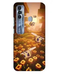 Чехол для TECNO Spark 7 Pro с картинкой «Поле подсолнухов» Чехол для TECNO Spark 7 Pro с картинкой «Поле подсолнухов»