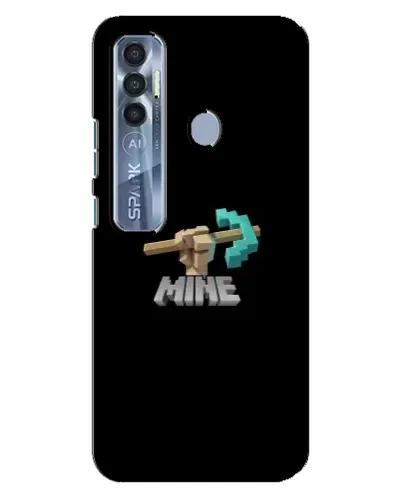 Чехол для TECNO Spark 7 Pro с картинкой «Алмазная кирка»