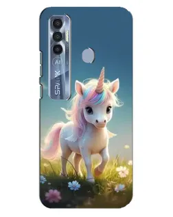 Чехол для TECNO Spark 7 Pro с картинкой «Единорог на поляне» Чехол для TECNO Spark 7 Pro с картинкой «Единорог на поляне»