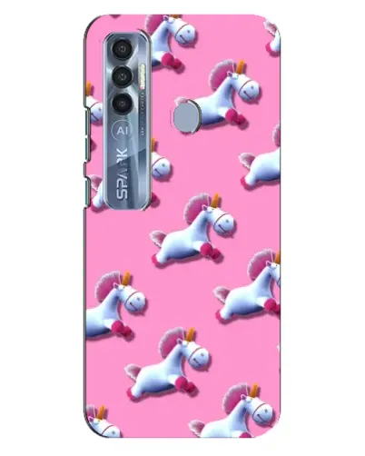 Чехол для TECNO Spark 7 Pro с картинкой «Единороги на розовом» Чехол для TECNO Spark 7 Pro с картинкой «Единороги на розовом»