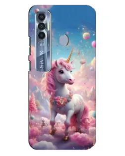 Чехол для TECNO Spark 7 Pro с картинкой «Единорог среди облаков» Чехол для TECNO Spark 7 Pro с картинкой «Единорог среди облаков»