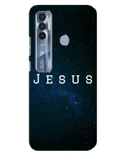 Чехол для TECNO Spark 7 Pro с картинкой «Звездное небо Jesus» Чехол для TECNO Spark 7 Pro с картинкой «Звездное небо Jesus»