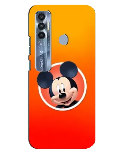 Чехол для TECNO Spark 7 Pro с картинкой «Mickey в круге»