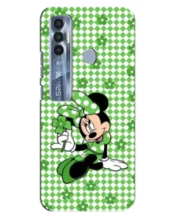 Чехол для TECNO Spark 7 Pro с картинкой «Mickey в клетку» Чехол для TECNO Spark 7 Pro с картинкой «Mickey в клетку»