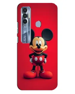 Чехол для TECNO Spark 7 Pro с картинкой «Mickey в полный рост» Чехол для TECNO Spark 7 Pro с картинкой «Mickey в полный рост»