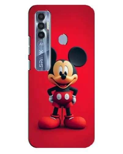 Чехол для TECNO Spark 7 Pro с картинкой «Mickey в полный рост»