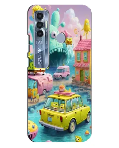 Чехол для TECNO Spark 7 Pro с картинкой «Монстр-трак приключения» Чехол для TECNO Spark 7 Pro с картинкой «Монстр-трак приключения»
