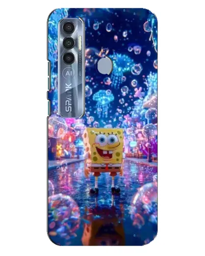 Чехол для TECNO Spark 7 Pro с картинкой «Неоновый океан» Чехол для TECNO Spark 7 Pro с картинкой «Неоновый океан»