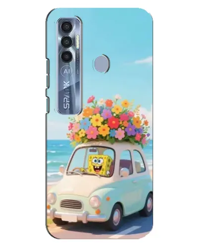 Чехол для TECNO Spark 7 Pro с картинкой «Автомобильное путешествие» Чехол для TECNO Spark 7 Pro с картинкой «Автомобильное путешествие»