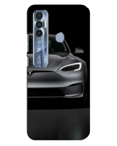 Чехол для TECNO Spark 7 Pro с картинкой «Tesla Model S Look» Чехол для TECNO Spark 7 Pro с картинкой «Tesla Model S Look»