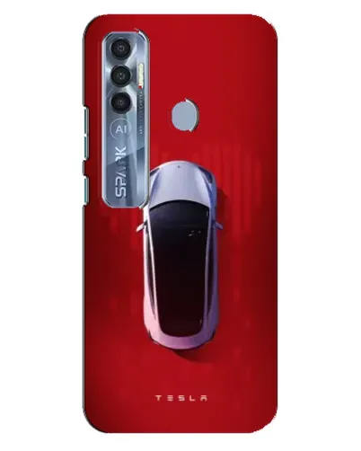 Чехол для TECNO Spark 7 Pro с картинкой «Tesla Top View» Чехол для TECNO Spark 7 Pro с картинкой «Tesla Top View»