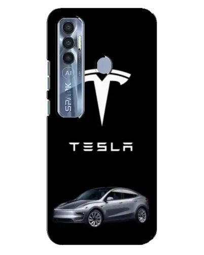 Чехол для TECNO Spark 7 Pro с картинкой «Tesla Model Y» Чехол для TECNO Spark 7 Pro с картинкой «Tesla Model Y»