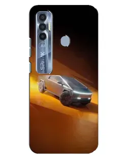 Чехол для TECNO Spark 7 Pro с картинкой «Cybertruck в пустыне» Чехол для TECNO Spark 7 Pro с картинкой «Cybertruck в пустыне»