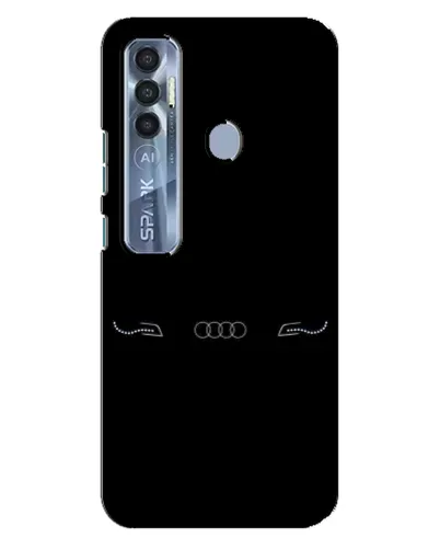 Чехол для TECNO Spark 7 Pro с картинкой «Audi — световой подпись» Чехол для TECNO Spark 7 Pro с картинкой «Audi — световой подпись»