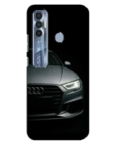 Чехол для TECNO Spark 7 Pro с картинкой «Audi — детализация кузова» Чехол для TECNO Spark 7 Pro с картинкой «Audi — детализация кузова»