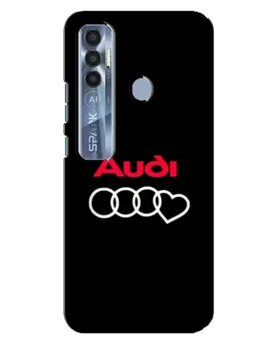 Чехол для TECNO Spark 7 Pro с картинкой «Логотип Audi Heart» Чехол для TECNO Spark 7 Pro с картинкой «Логотип Audi Heart»
