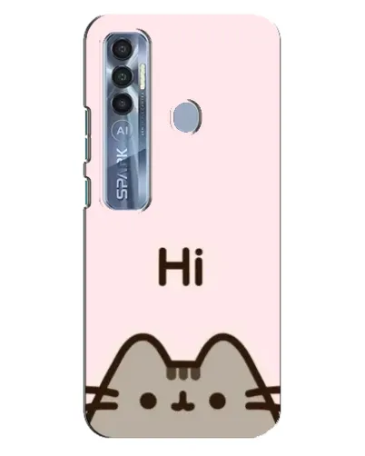 Чохол для TECNO Spark 7 Pro з картинкою «Пушин каже Hi» Чохол для TECNO Spark 7 Pro з картинкою «Пушин каже Hi»