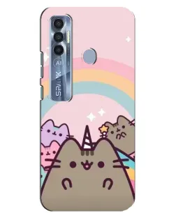 Чохол для TECNO Spark 7 Pro з картинкою «Єдиноріг Pusheen»