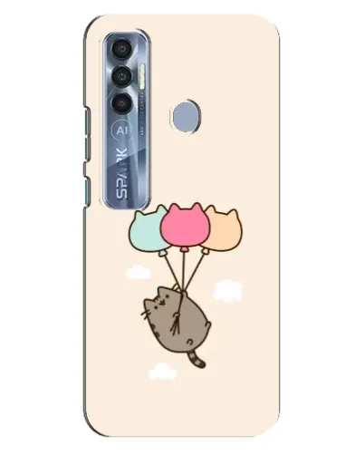 Чохол для TECNO Spark 7 Pro з картинкою «Пушин на кульках» Чохол для TECNO Spark 7 Pro з картинкою «Пушин на кульках»