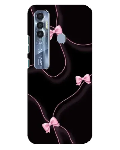 Чехол для TECNO Spark 7 Pro с картинкой «Розовые ленты» Чехол для TECNO Spark 7 Pro с картинкой «Розовые ленты»