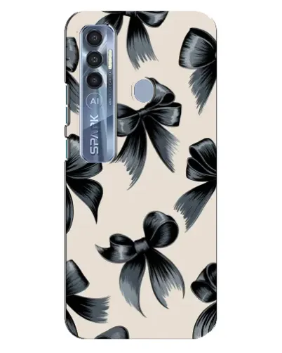 Чехол для TECNO Spark 7 Pro с картинкой «Банты Coquette» Чехол для TECNO Spark 7 Pro с картинкой «Банты Coquette»