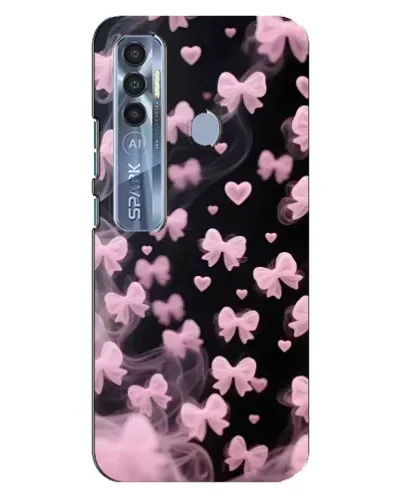 Чехол для TECNO Spark 7 Pro с картинкой «Неоновое кружево» Чехол для TECNO Spark 7 Pro с картинкой «Неоновое кружево»