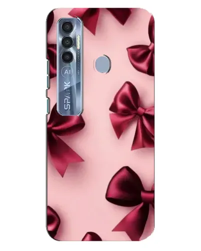 Чехол для TECNO Spark 7 Pro с картинкой «Бордовый атлас» Чехол для TECNO Spark 7 Pro с картинкой «Бордовый атлас»