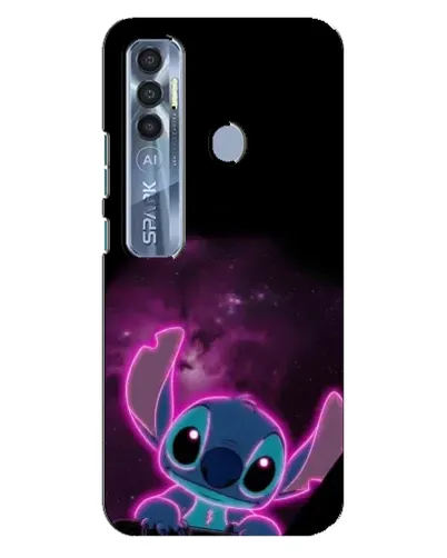 Чехол для TECNO Spark 7 Pro с картинкой «Неоновый Stitch» Чехол для TECNO Spark 7 Pro с картинкой «Неоновый Stitch»