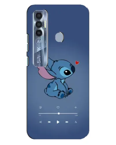 Чехол для TECNO Spark 7 Pro с картинкой «Музыкальный Stitch» Чехол для TECNO Spark 7 Pro с картинкой «Музыкальный Stitch»