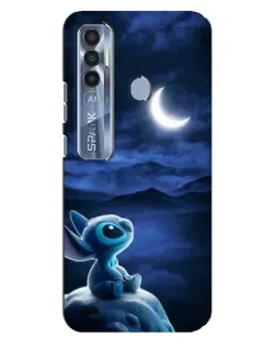 Чехол для TECNO Spark 7 Pro с картинкой «Лунная ночь Стича» Чехол для TECNO Spark 7 Pro с картинкой «Лунная ночь Стича»