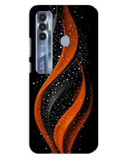 Чехол для TECNO Spark 7 Pro с картинкой «Огненная звездная волна» Чехол для TECNO Spark 7 Pro с картинкой «Огненная звездная волна»