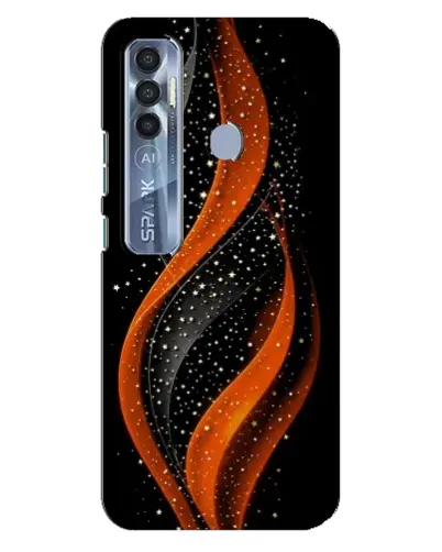 Чехол для TECNO Spark 7 Pro с картинкой «Огненная звездная волна» Чехол для TECNO Spark 7 Pro с картинкой «Огненная звездная волна»