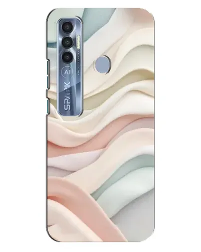 Чехол для TECNO Spark 7 Pro с картинкой «Пастельные нежные волны» Чехол для TECNO Spark 7 Pro с картинкой «Пастельные нежные волны»